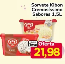 Sorvete Kibon Cremosíssimo