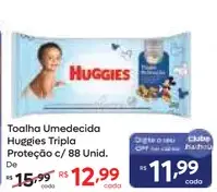 Toalha Umedecida Huggies Tripla Proteção