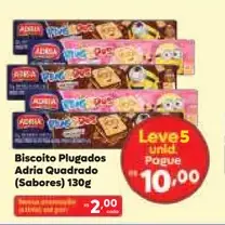 Biscoito Plugados Quadrado