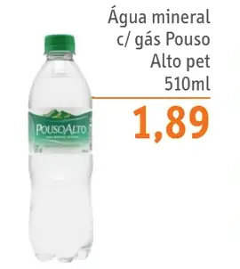 Água mineral Pouso Alto Com gás