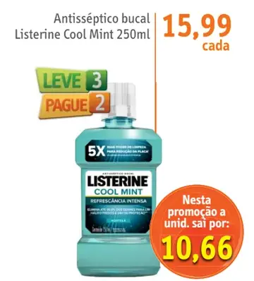 Antisséptico bucal Listerine Cool Mint