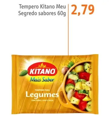 Tempero para Legumes Kitano Com Cebola, Alho e Salsa