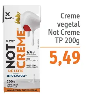 Creme vegetal NotCo