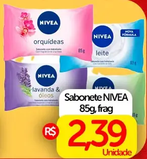 Sabonete Nivea Leite