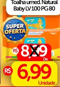 Toalha umedecida Natural Baby