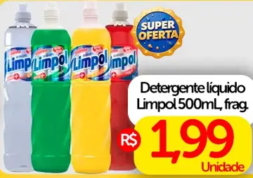 Detergente líquido Limpol