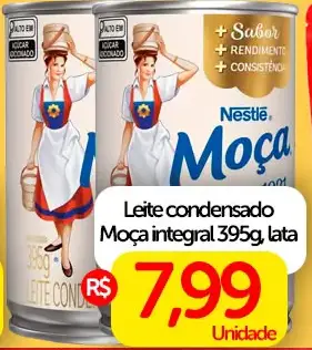 Leite condensado Moça Integral