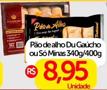 Pão de alho Só Minas