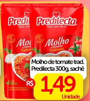 Molho de tomate Predilecta Tradicional