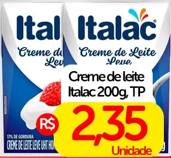 Creme de leite Italac