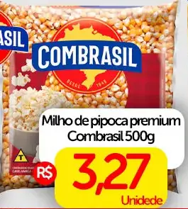 Milho de Pipoca Combrasil Premium