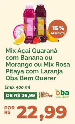 Açaí Bem Querer Guaraná com Morango
