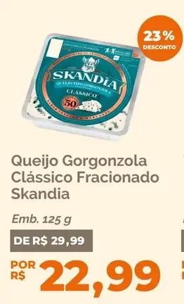 Queijo Skandia Gorgonzola Clássico