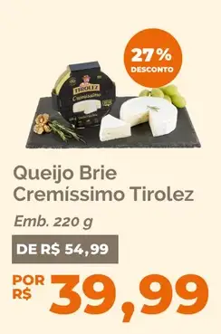 Queijo Brie Tirolez