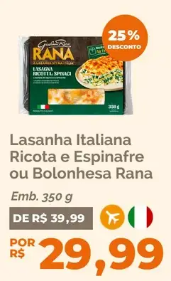 Lasanha Rana Bolonhesa