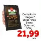 Coração de Frango Seara Gourmet Com Ervas Finas