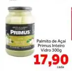 Palmito de Açaí Primus Inteiro