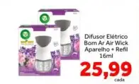 Difusor Elétrico Bom Ar Air Wick