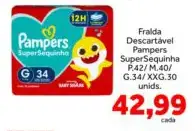 Fralda Descartável Pampers Super Sequinha