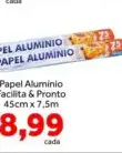 Papel Alumínio Facilita & Pronto