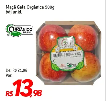Maçã Bee Organic Gala