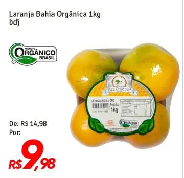 Laranja Bahia Orgânica