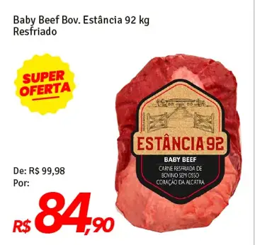 Baby Beef Estância 92 Coração da Alcatra, Sem Osso