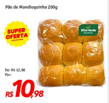 Pão de Mandioquinha Sítio Verde