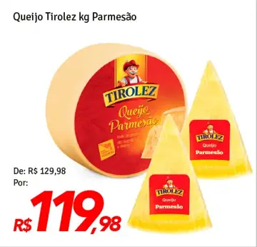 Queijo Tirolez Parmesão