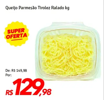 Queijo Parmesão Ralado Tirolez