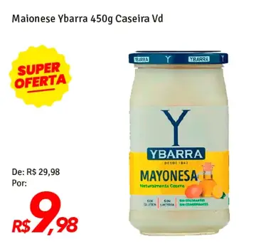 Maionese Ybarra Caseira