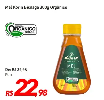 Mel Korin Orgânico
