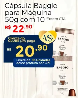 Cápsula para Máquina