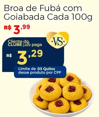 Broa de Fubá Com Goiabada