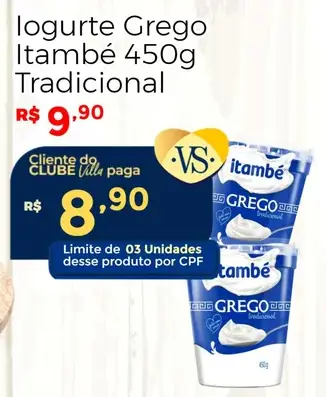 Iogurte Grego Itambé Tradicional