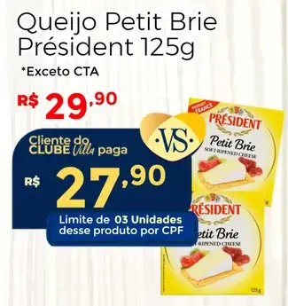 Queijo Brie Président