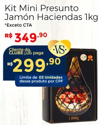 Kit Mini Presunto Jamón Haciendas