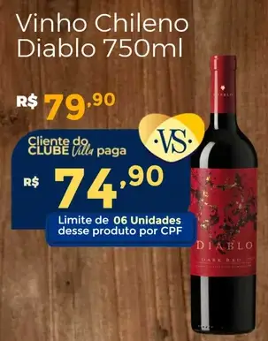 Vinho Diablo Chileno