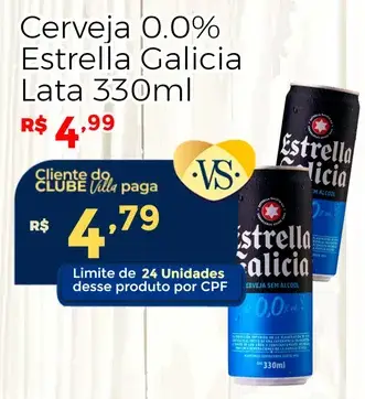 Cerveja Estrella Galicia Sem Álcool