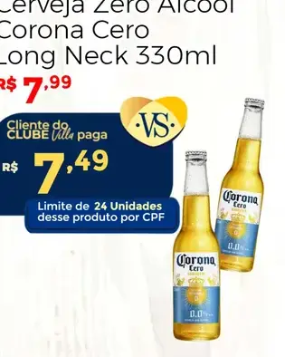 Cerveja Corona Zero Álcool