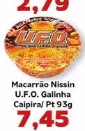 Macarrão U.F.O. Nissin Galinha Caipira