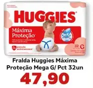 Fralda Huggies Máxima Proteção
