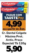 Creme Dental Colgate Máxima Proteção Anticáries