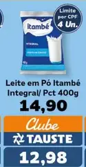 Leite em Pó Itambé Integral