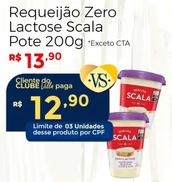 Requeijão Scala Zero Lactose