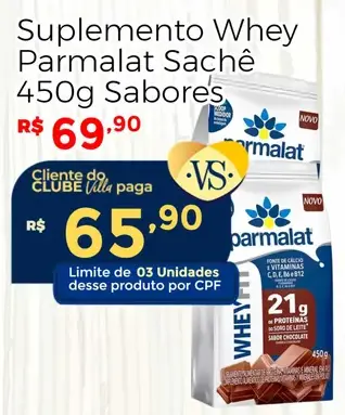 Suplemento Whey Parmalat Chocolate
