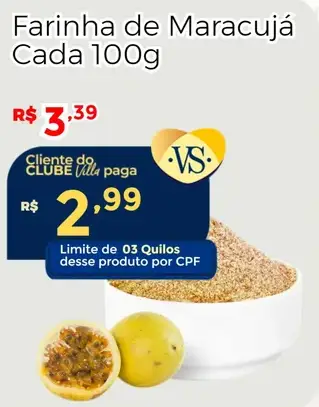 Farinha de Maracujá