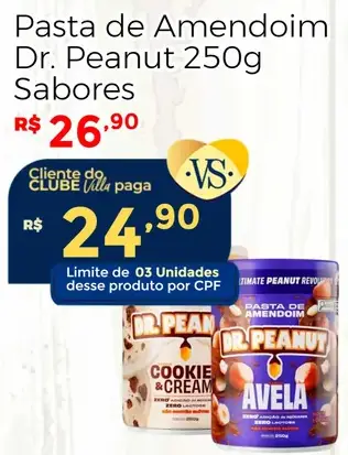 Pasta de Amendoim Dr. Peanut Avelã