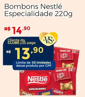 Bombons Nestlé Especialidade