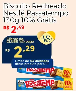 Biscoito Recheado Nestlé Chocolate